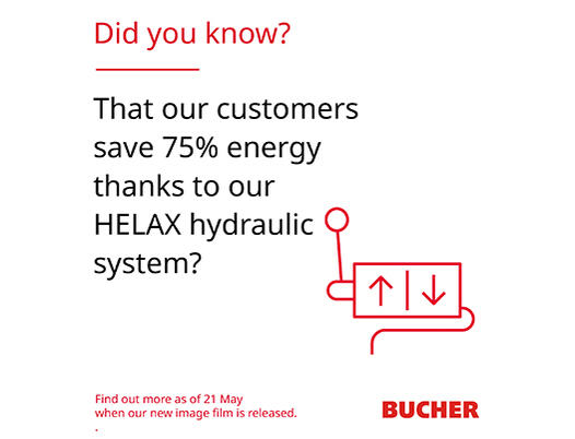 HELAX hydraulic system - Bucher Industries