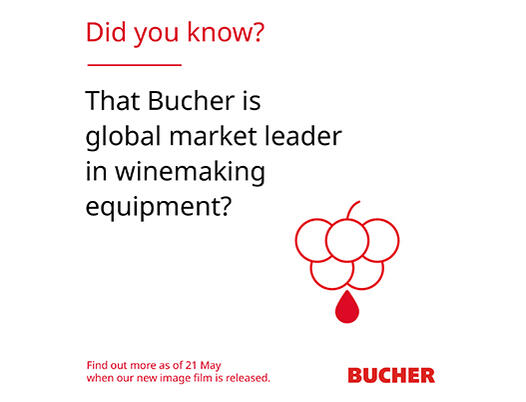 Market leader in winemaking equipment - Bucher Indutries