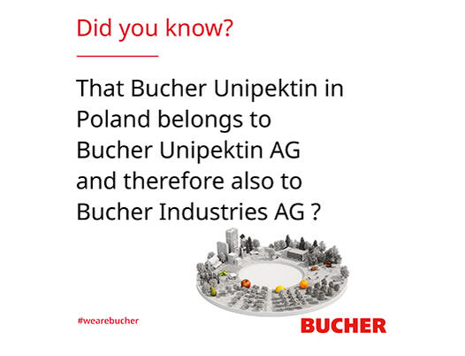 we are bucher - Bucher Unipektin Poland