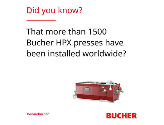 we are bucher - HPX presses