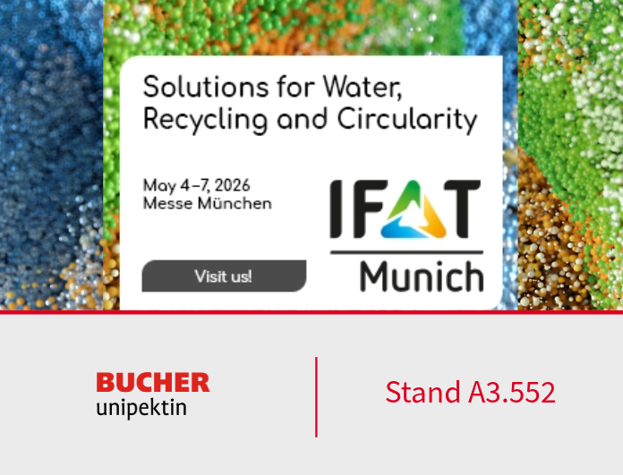 Bucher Unipektin at the IFAT Munich 2026