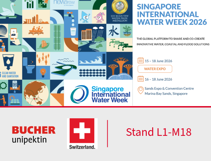 Bucher Unipektin at Singapore International Waterweek 2026