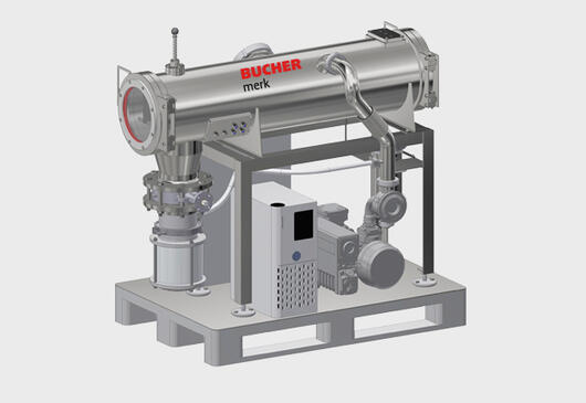 Mini Vacuum Belt Dryer - Bucher Merk Process