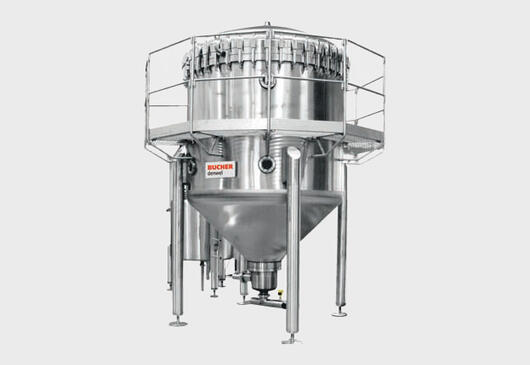 SYNOX 2.0 PF is a precoat candle filter for ber filtration - Bucher Denwel